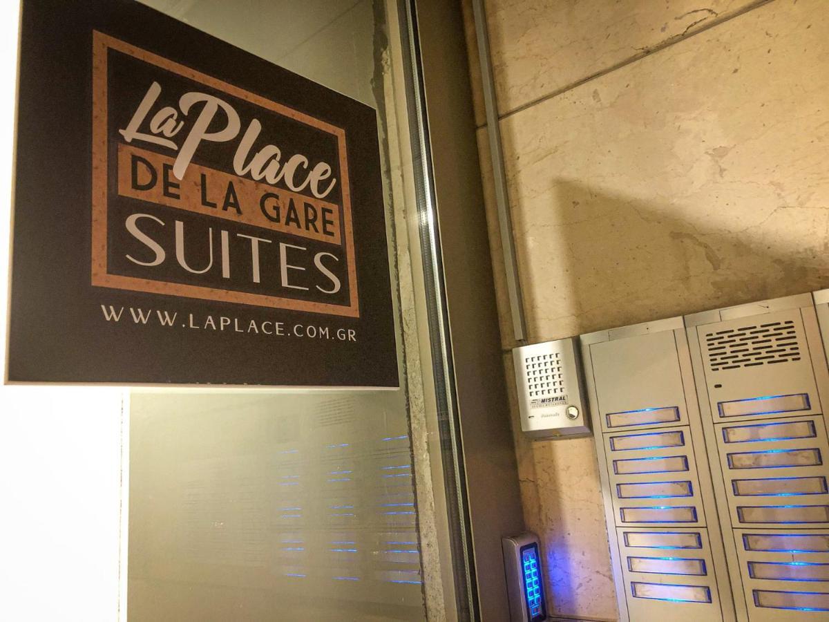 La Place De La Gare Suites - New Subway Station Thessaloníki Ngoại thất bức ảnh